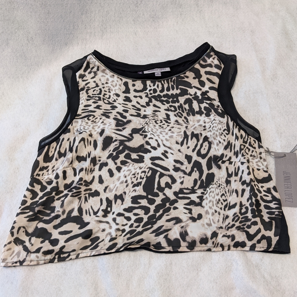 Crop Top Animal Print